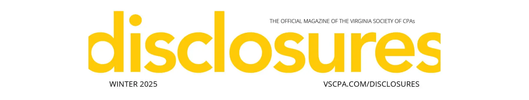 Disclosures Magazine Banner