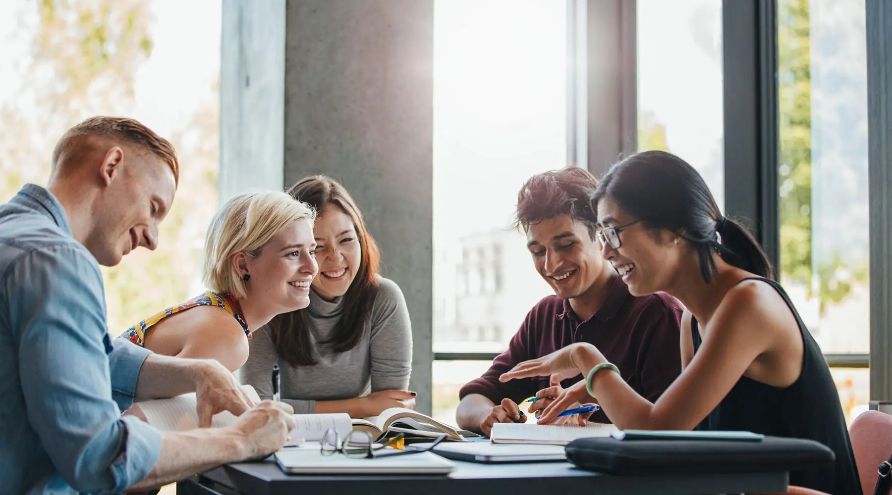 students work session